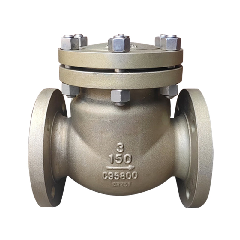 Aluminum bronze swing check valve